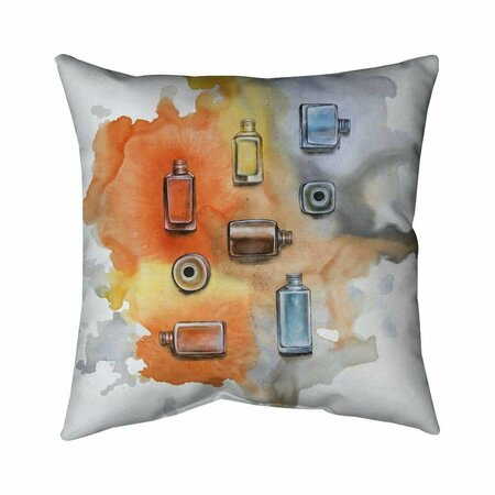 BEGIN HOME DECOR 20 x 20 in. Nail Polish-Double Sided Print Indoor Pillow 5541-2020-FA38